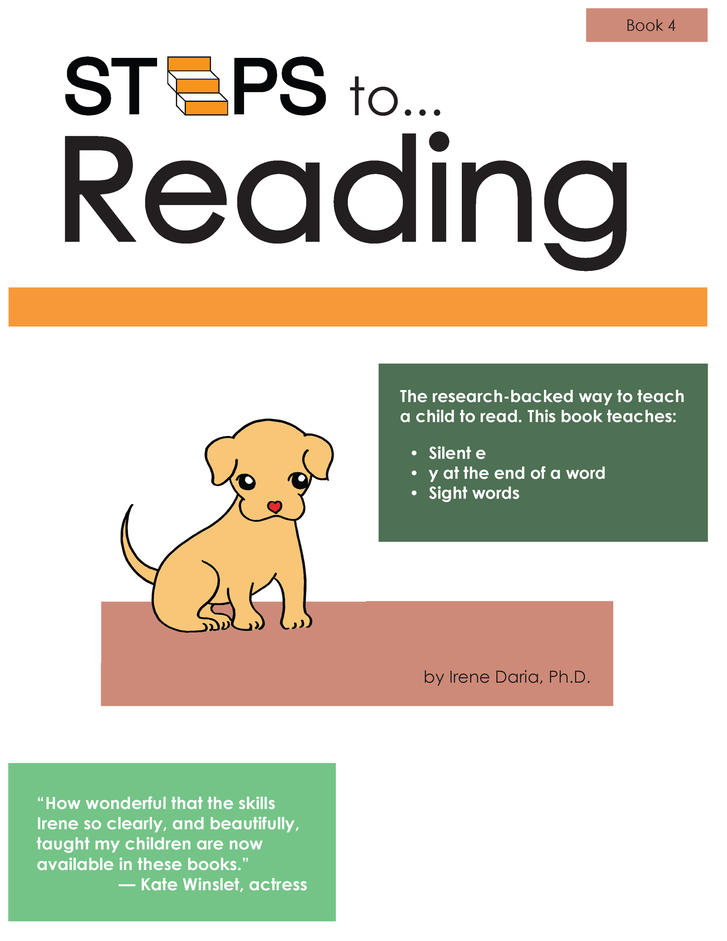 Steps to Reading Book 4: Long Vowels & Y at the End of a Word