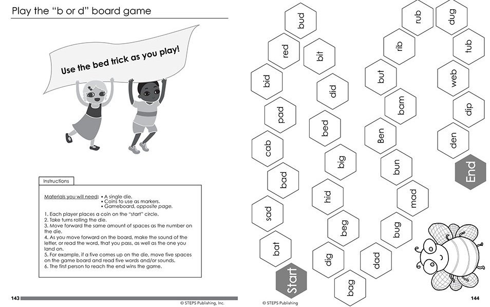 Steps to Reading Book 1 sample page 10