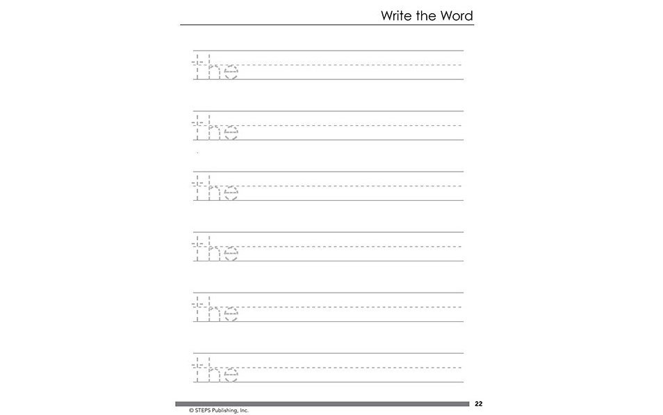 Steps to Reading Book 1 sample page 12